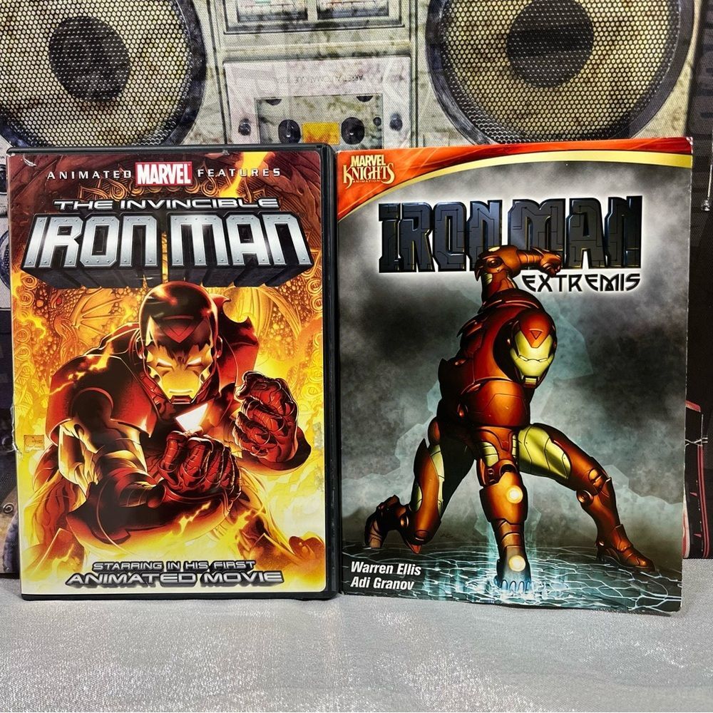 Iron Man MARVEL Universe Movies DVDs LOT of 2